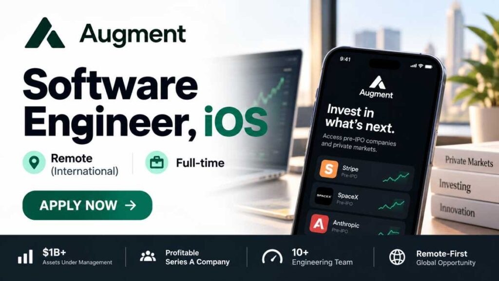 Augment iOS Engineer Recruitment Banner
