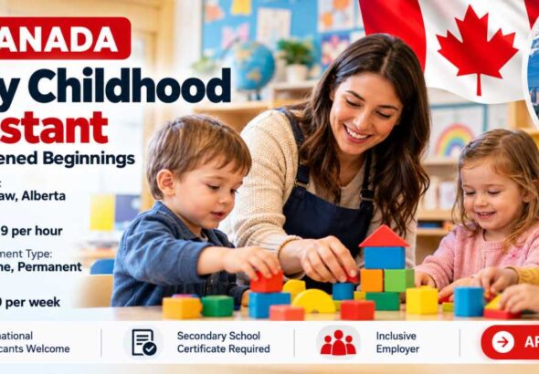 Canadian Early Childhood Assistant Recruitment