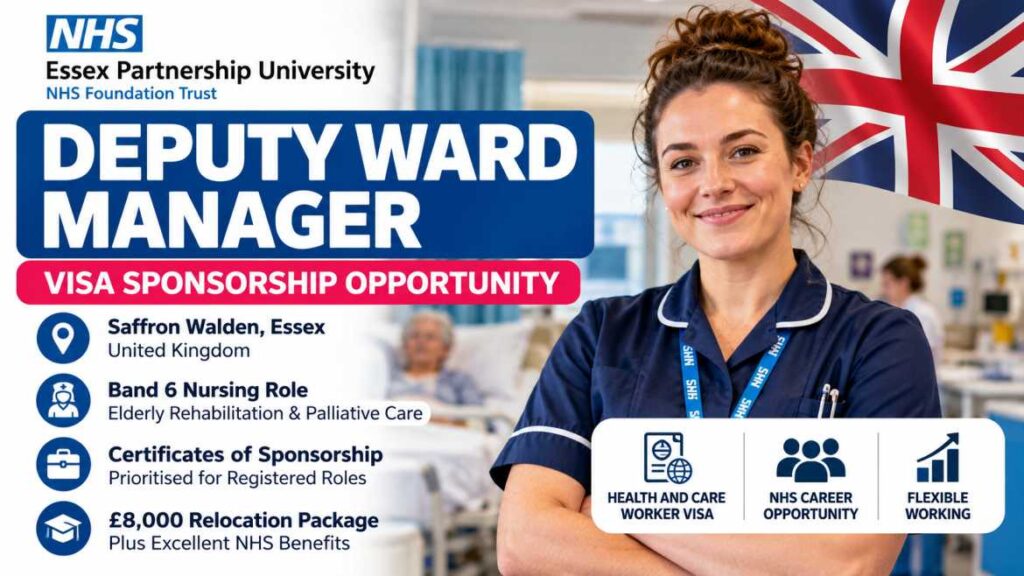 Deputy Ward Manager NHS Recruitment Banner