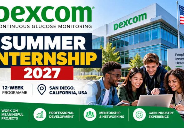 Dexcom Summer Internship 2027 Poster