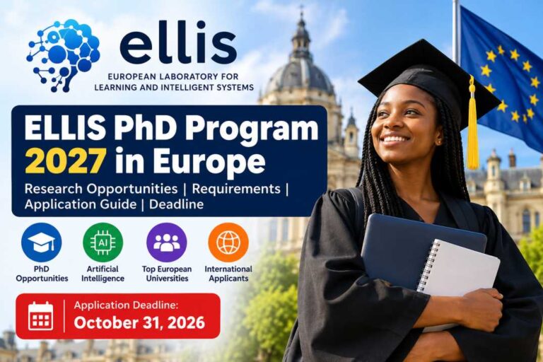ELLIS PhD Program 2027 in Europe