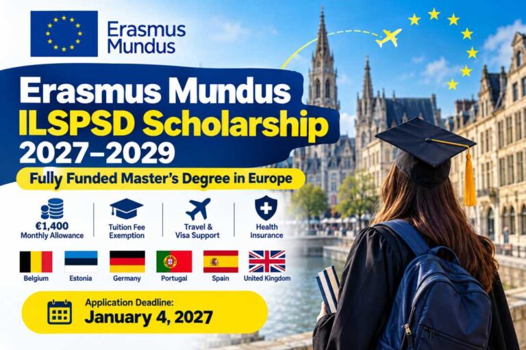 Erasmus Mundus Scholarship in Europe