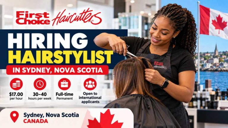 Hairstylist Hiring in Sydney, Nova Scotia (1)