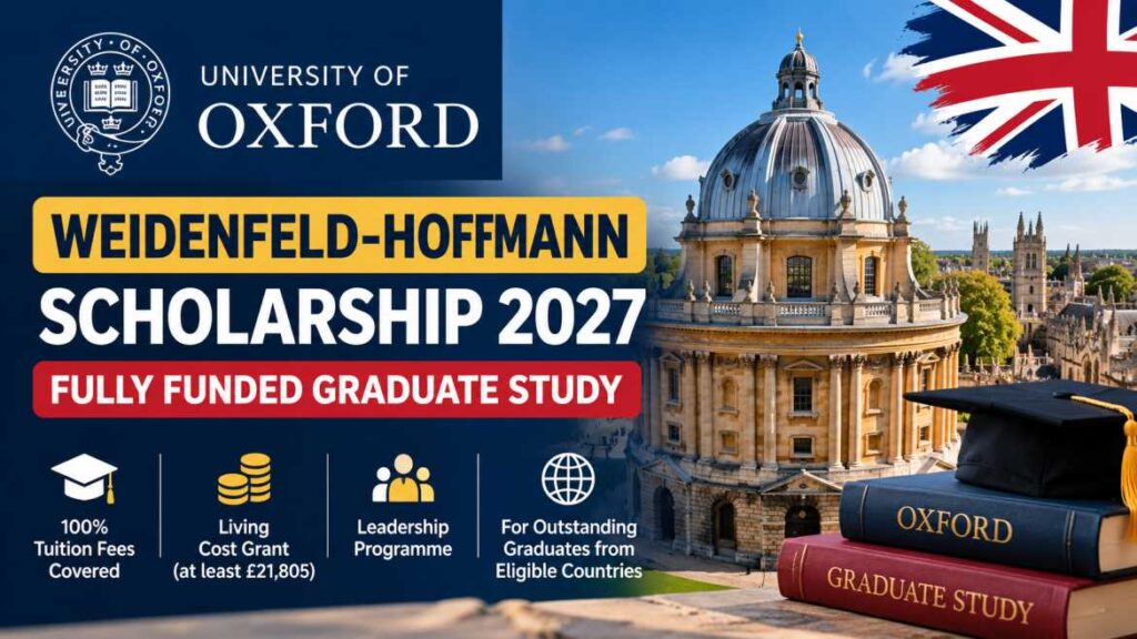 Oxford Scholarship 2027 Announcement