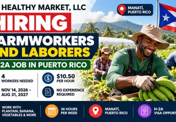 Puerto Rico Farmworker Hiring Banner
