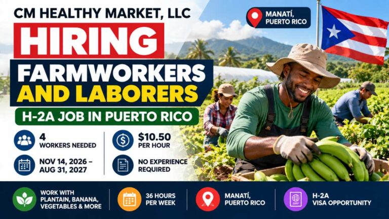 Puerto Rico Farmworker Hiring Banner