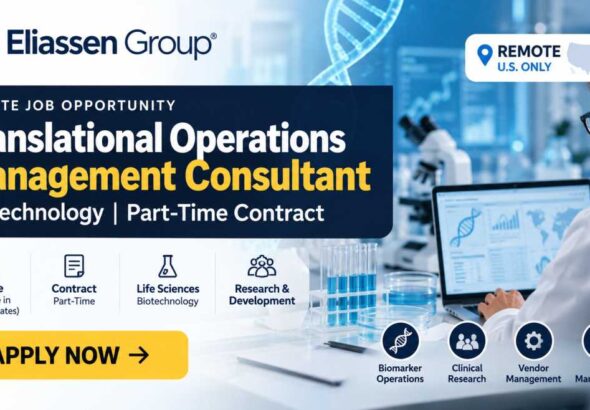 Remote Biotech Consultant Job Opportunity