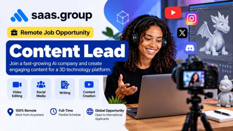 Remote Content Lead Opportunity
