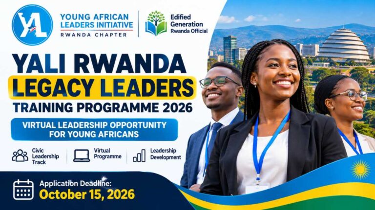 YALI Rwanda Legacy Leaders Banner